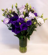Bloomingful - Lisianthus in Glass Vase