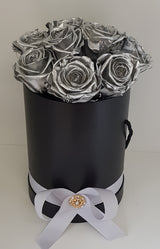 Premium Preserved Metallic & Rainbow  Rose Box - Small to Jumbo